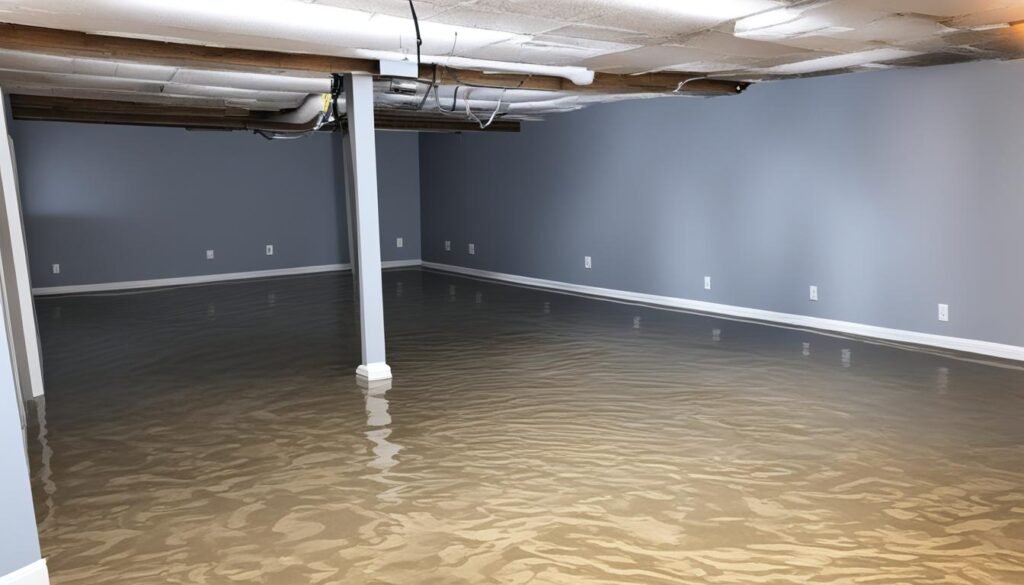 water damage restoration before and after