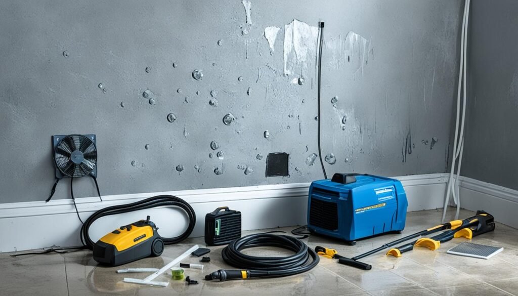 DIY wall drying