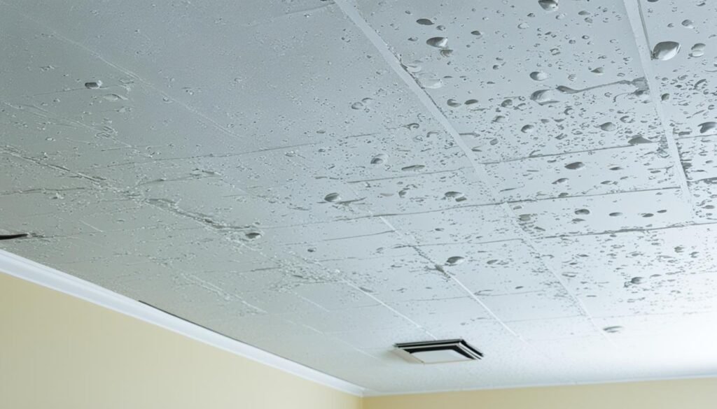 ceiling leak