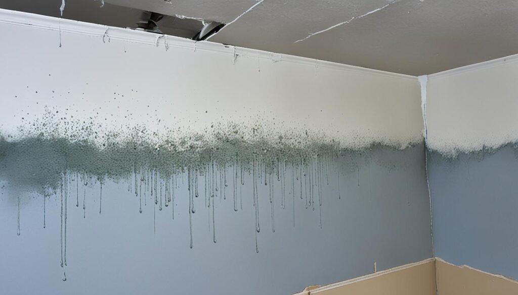 drywall water damage
