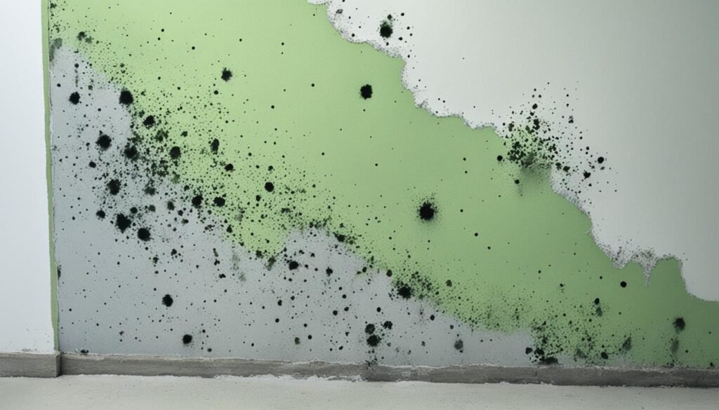 mold on drywall