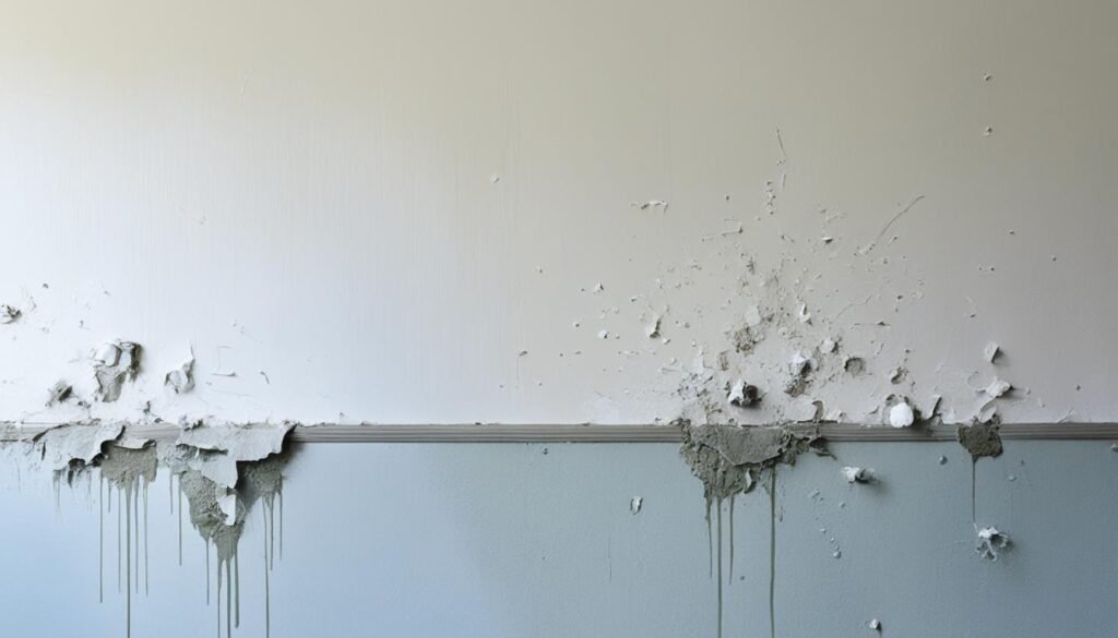 water damage signs
