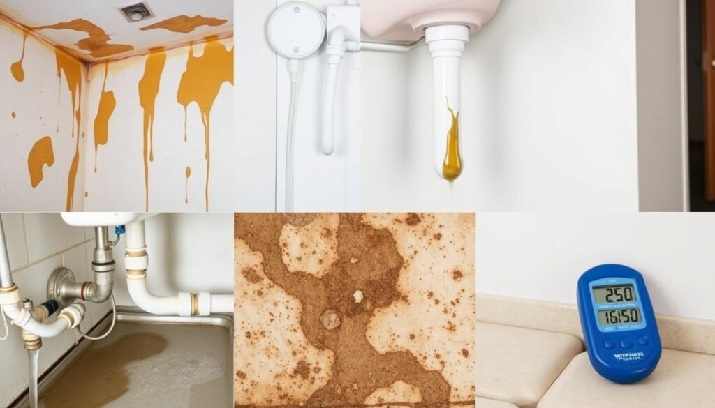 Signs of plumbing leaks