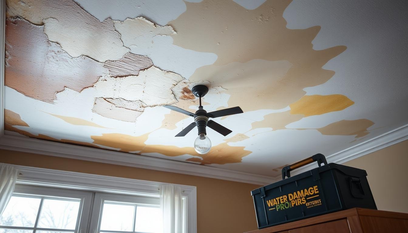 ceiling water damage dangers
