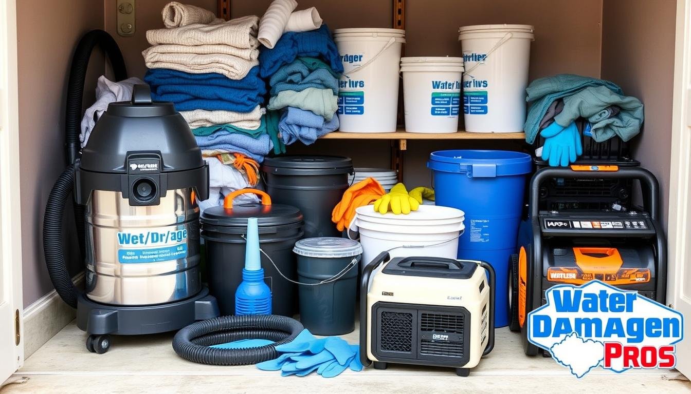 emergency supplies water damage