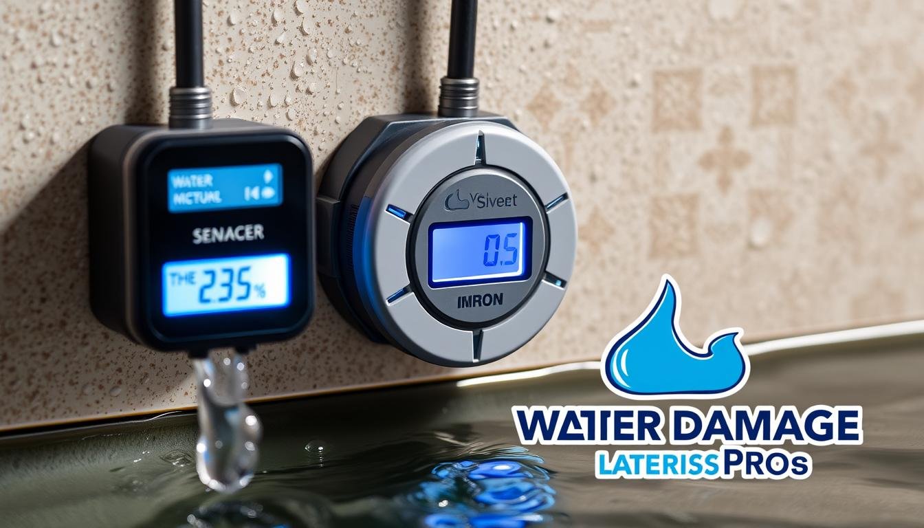 install flood sensors water damage