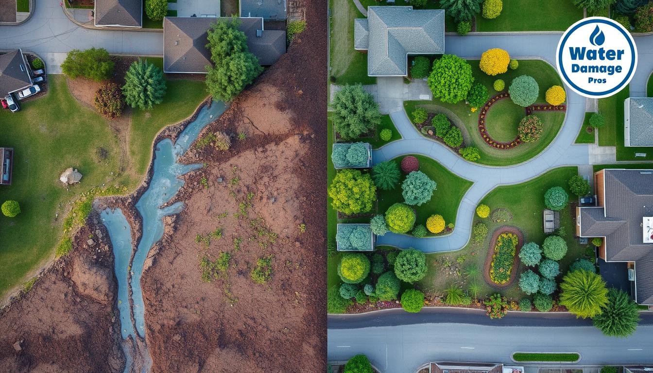 landscaping water drainage effects