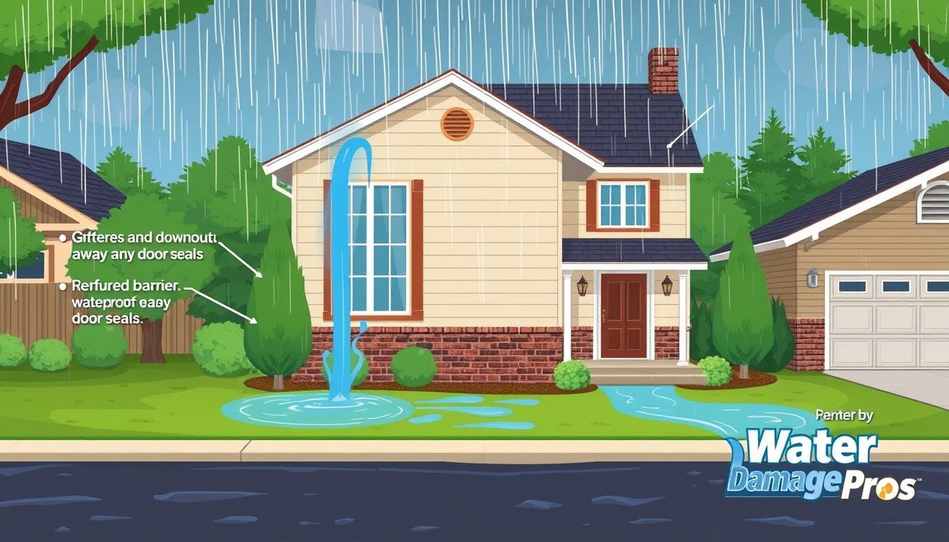 prevent water damage heavy rainfall