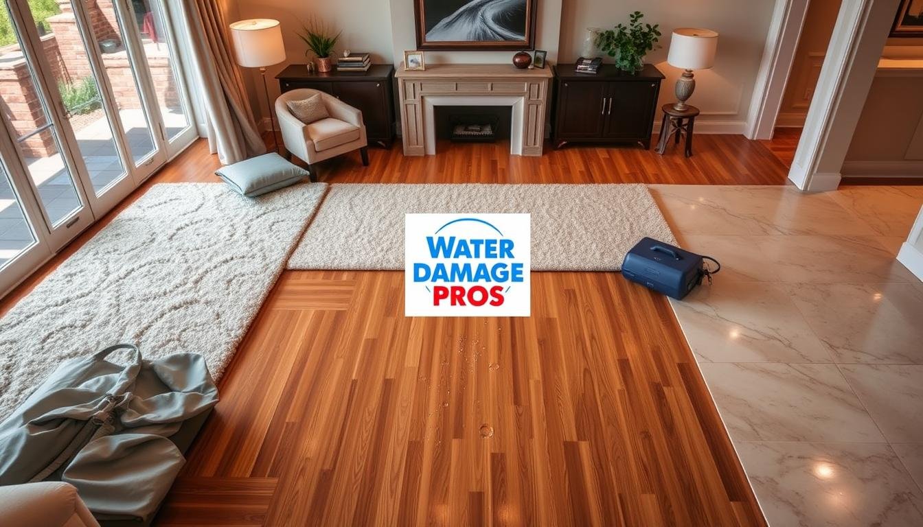 protect flooring water damage
