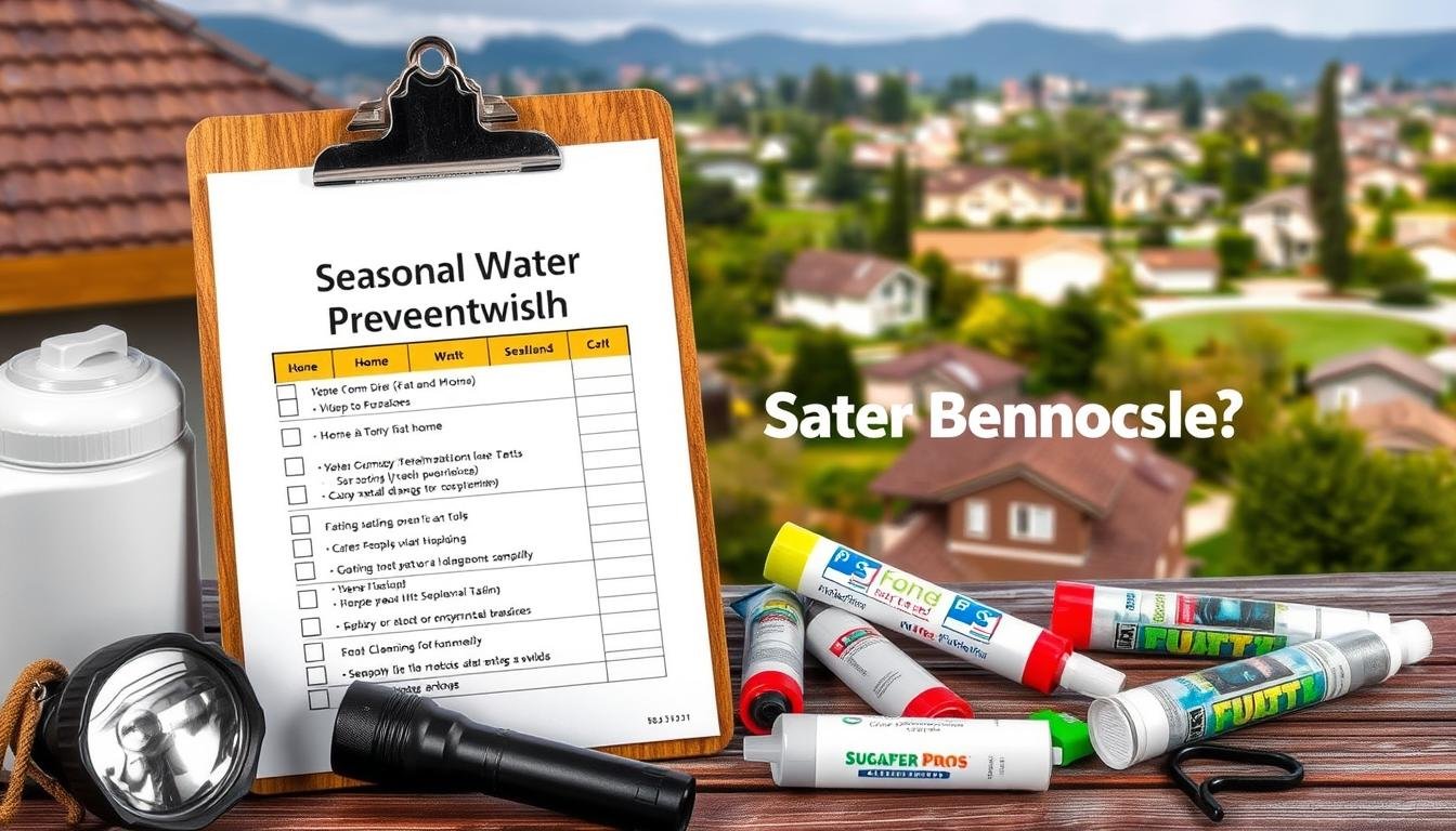 seasonal water damage prevention checklist