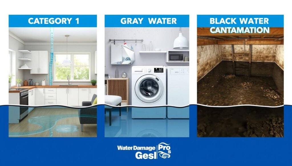 types of water damage