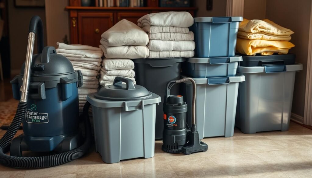 water damage supplies