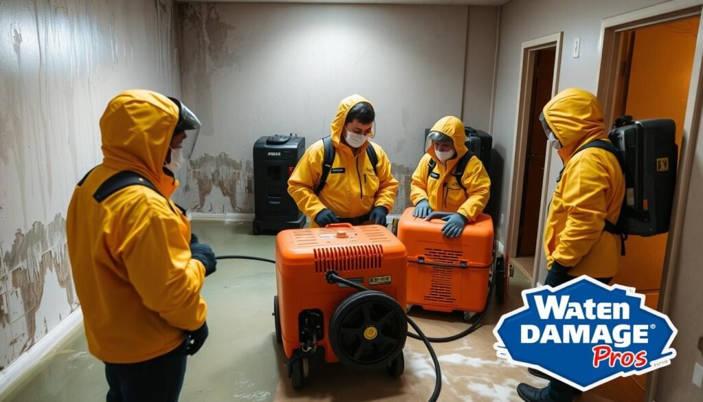 Water damage restoration
