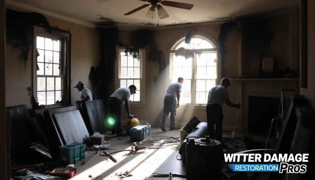 Fire damage remediation Corona