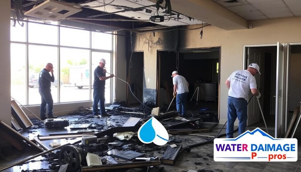 Fire damage restoration process in Eastvale