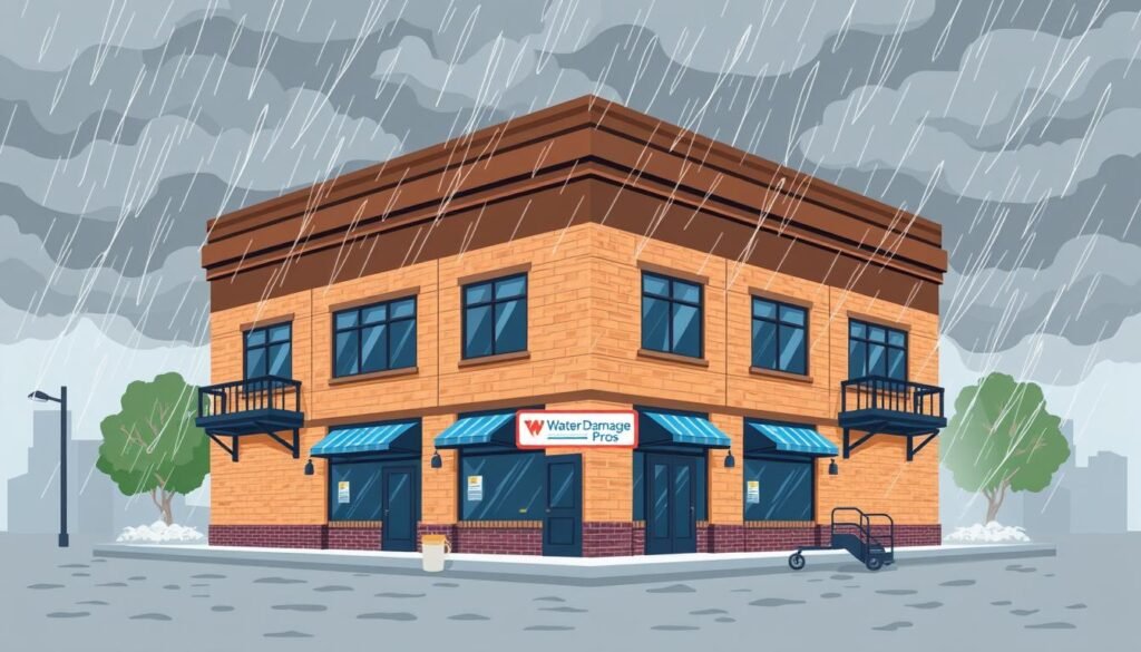 Storm-proofing measures for business premises