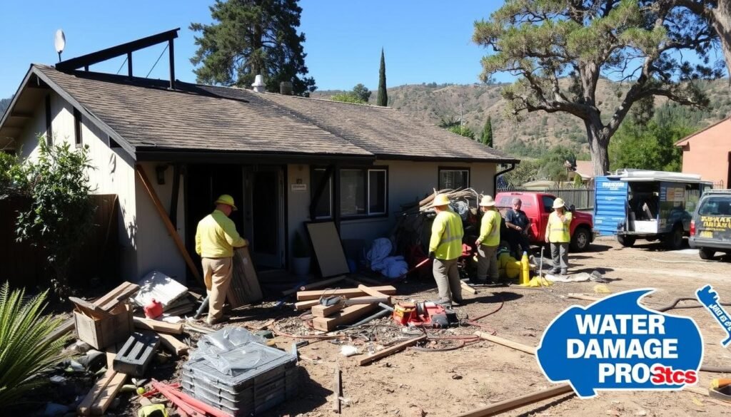 fire cleanup Crestline