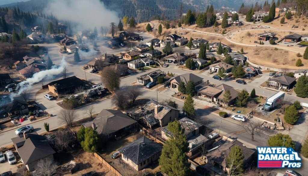 fire damage assessment Crestline
