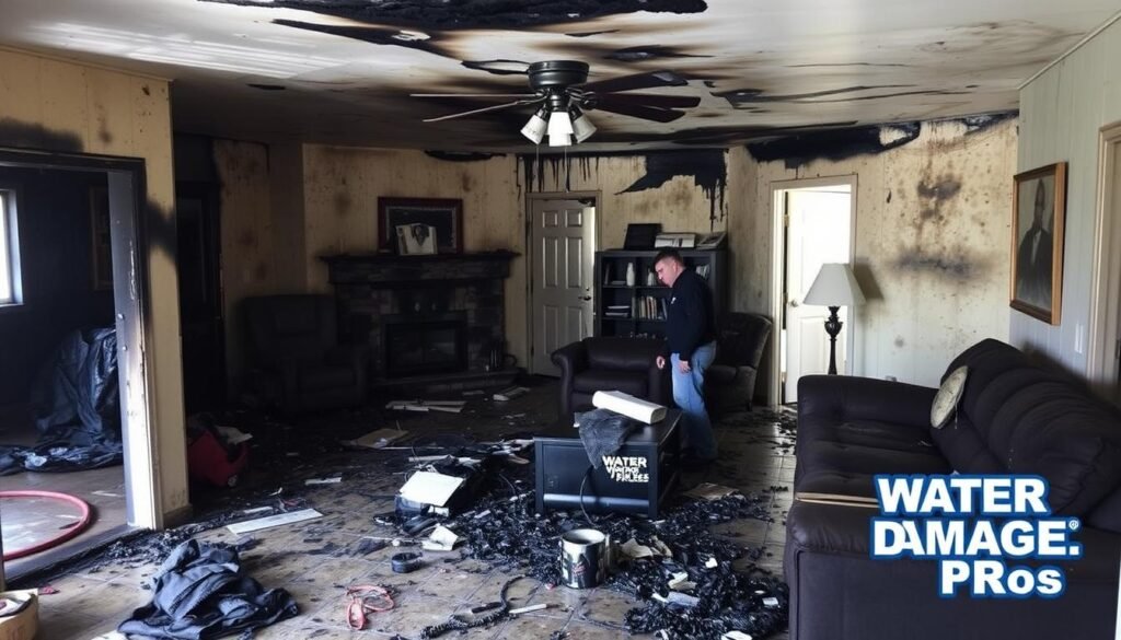 fire damage assessment Crestline