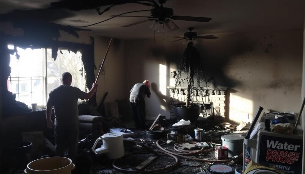 fire damage cleanup Big Bear