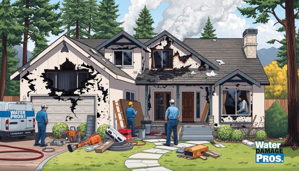 fire damage reconstruction Crestline