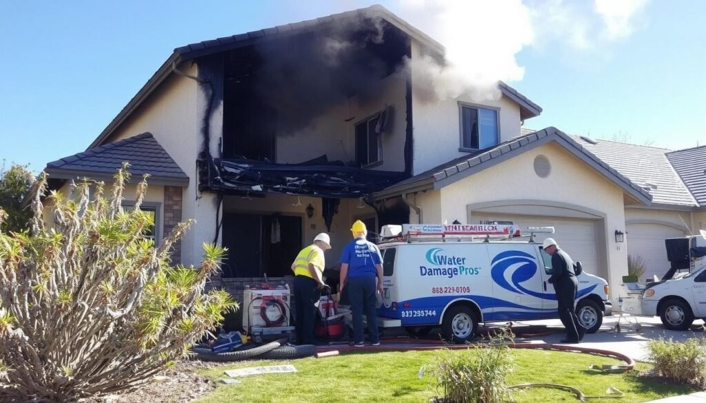 fire damage remediation Eastvale