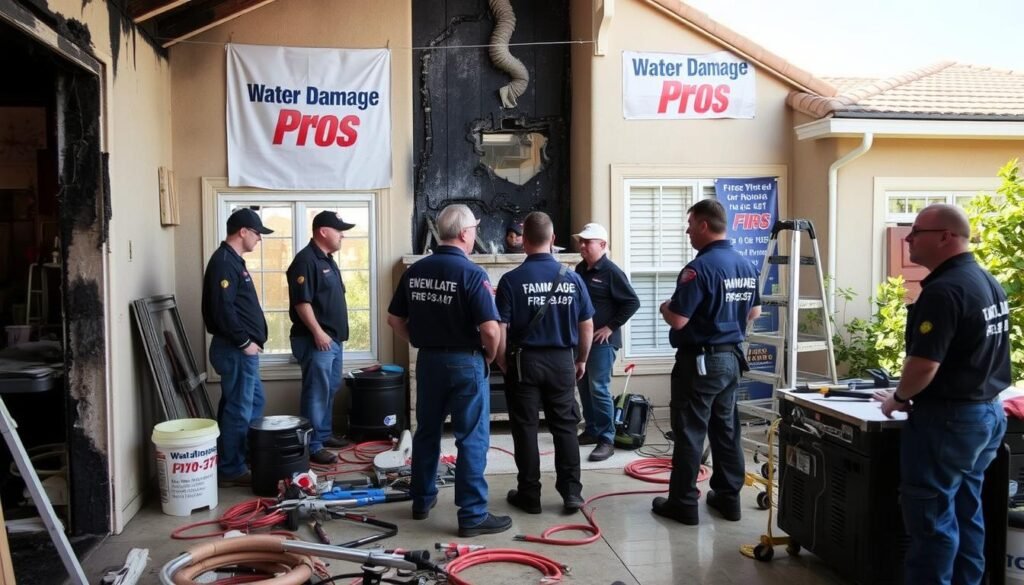 fire damage repair contractor Chino Hills
