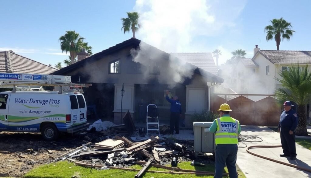 fire damage restoration Redlands