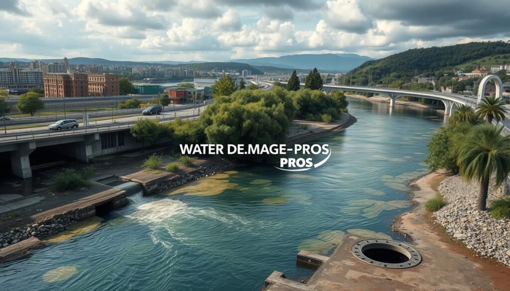 Riverside Sewage Contamination
