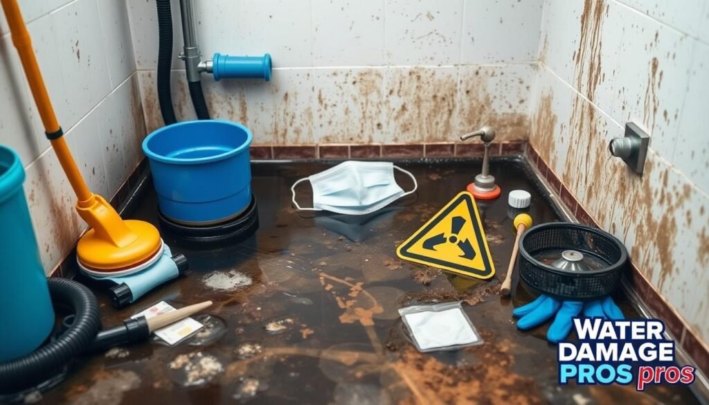 Sewage backup health risks