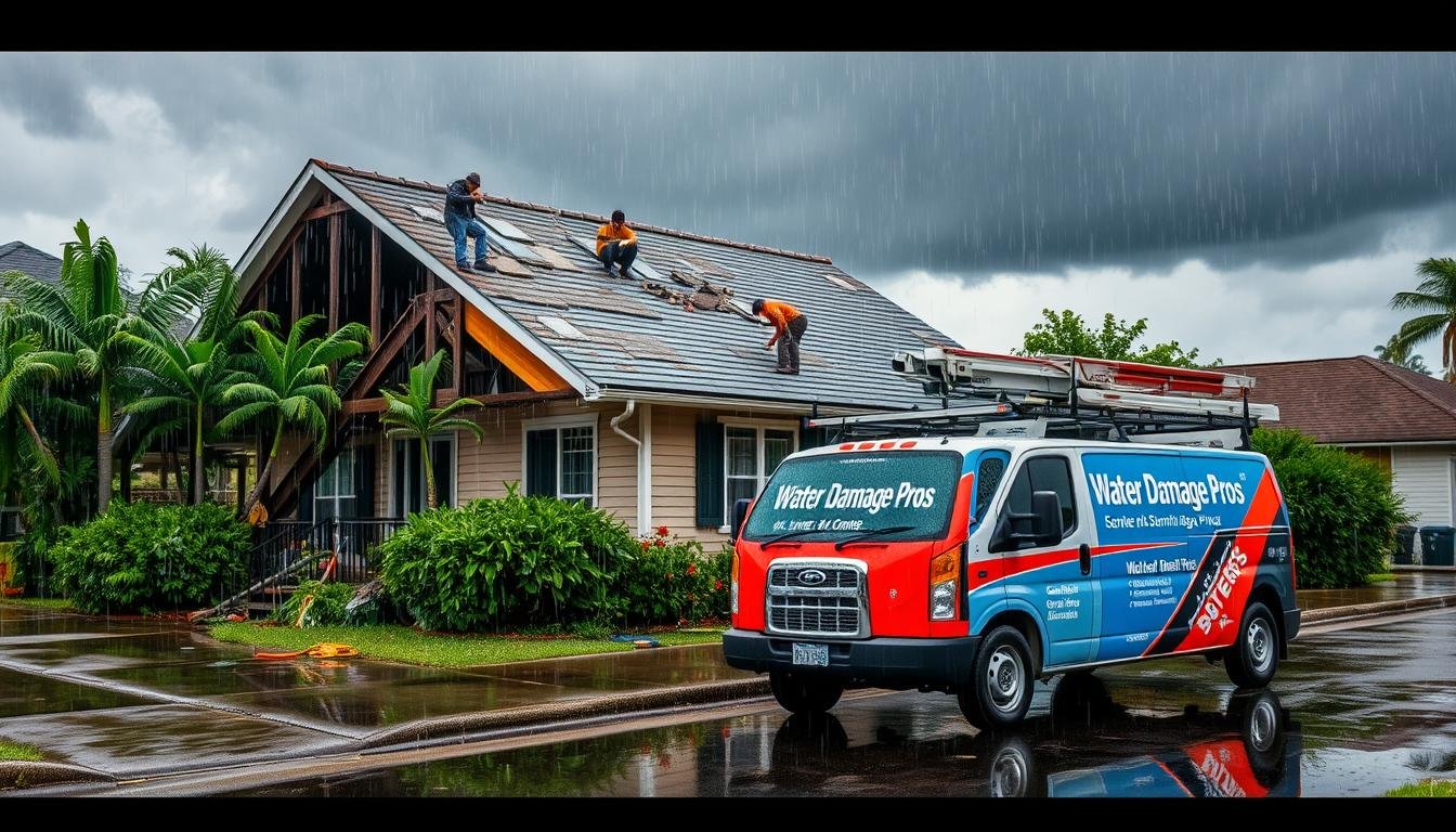Storm Damage Repair During the Rainy Season