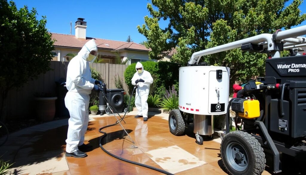 sewage decontamination Chino Hills