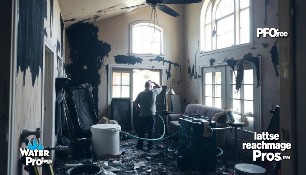 Fire damage restoration process