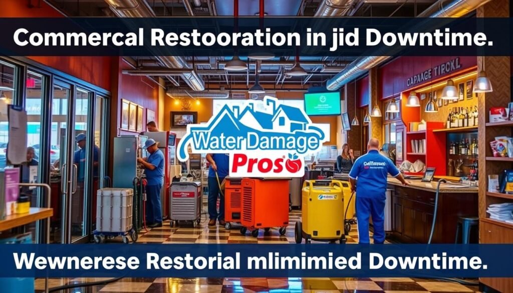 Commercial restoration services minimizing downtime