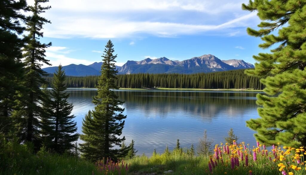 Lake Gregory in Crestline, California