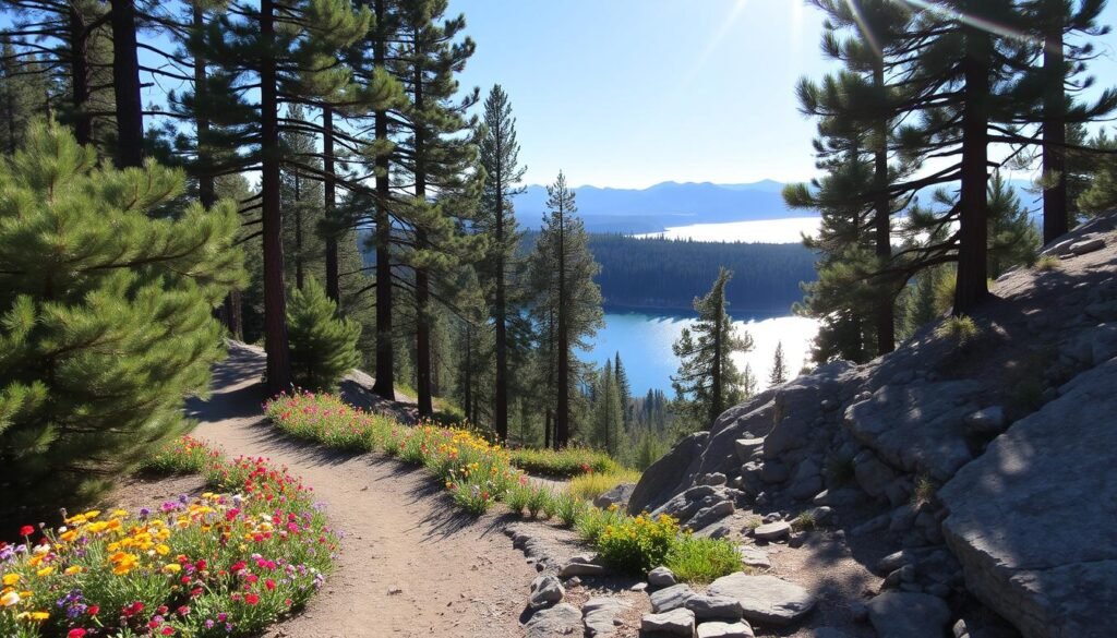 Scenic hiking route in Crestline