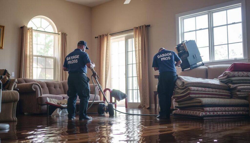 Water damage restoration in San Bernardino