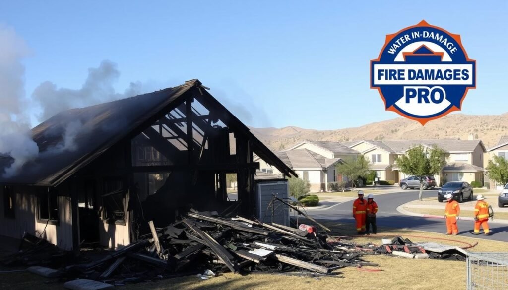 fire damage repair Canyon Lake