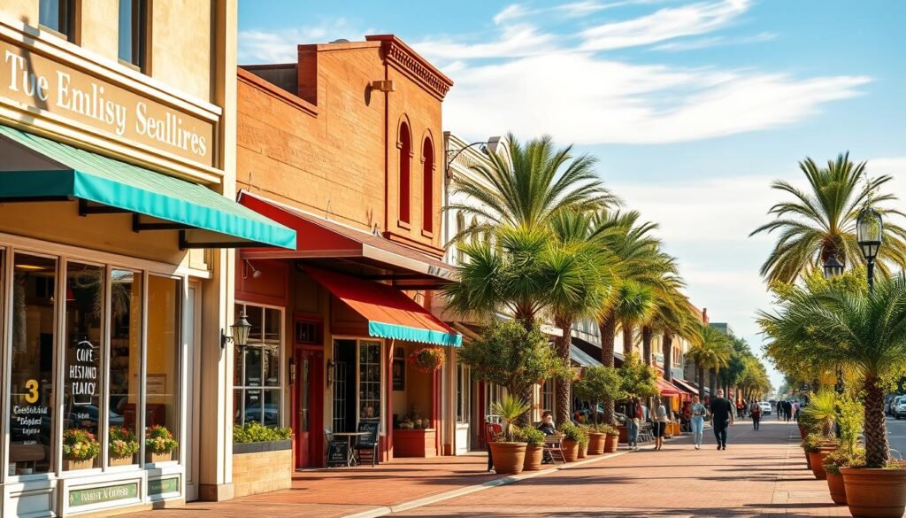 Downtown Upland shops