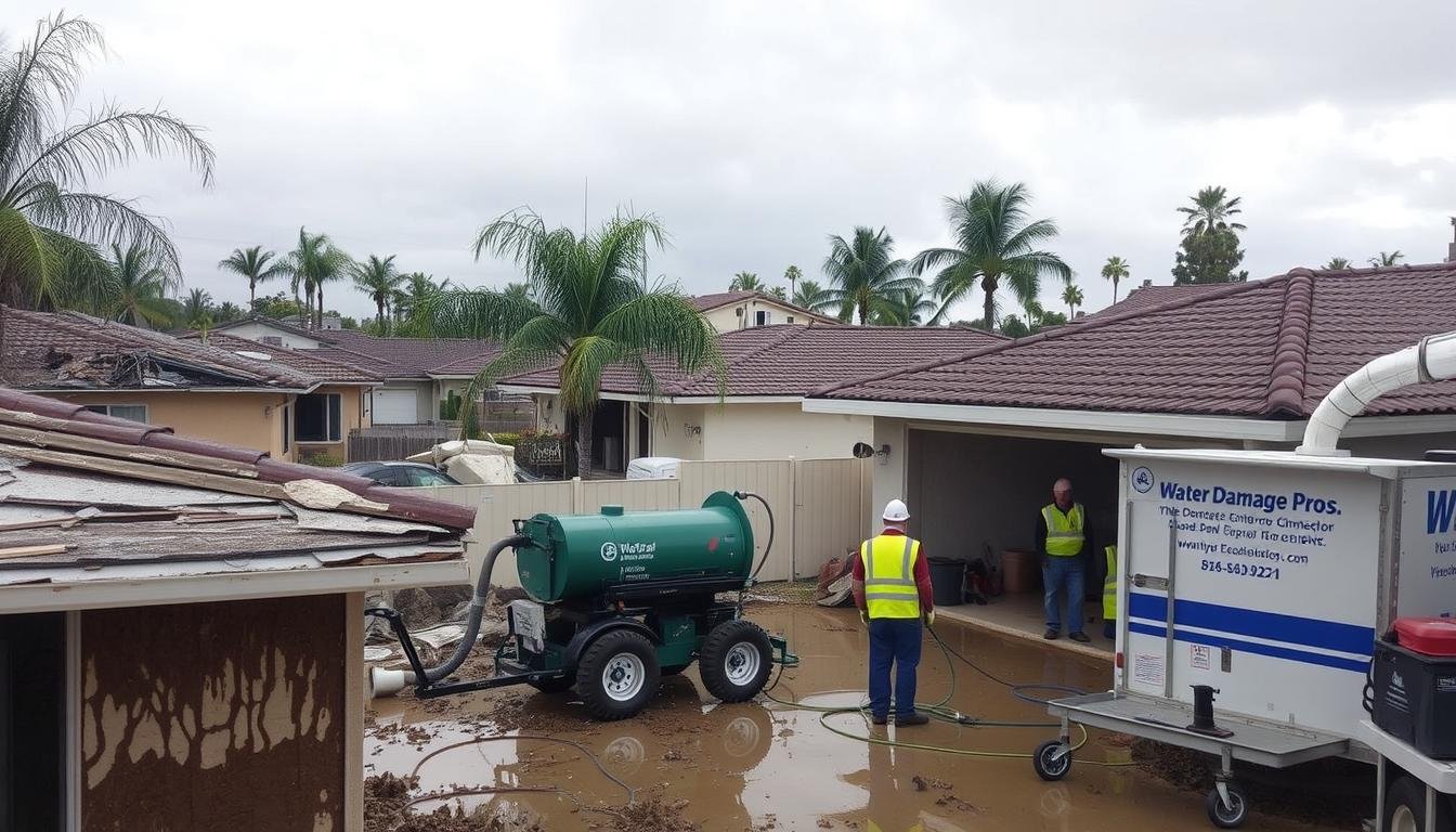Flood Damage Cleanup in Chino CA
