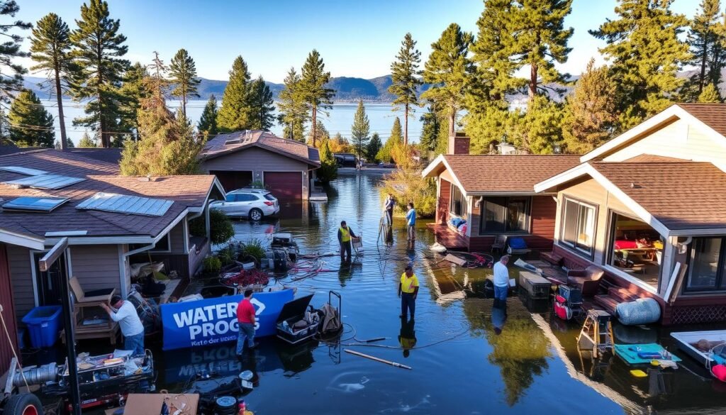 Flood Damage Restoration in Big Bear Lake