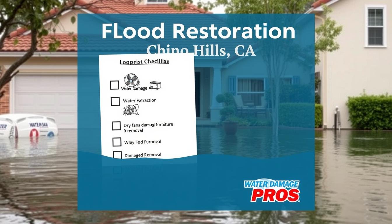 Flood Restoration Checklist Chino Hills CA