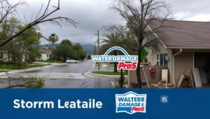 Storm Damage in Canyon Lake CA