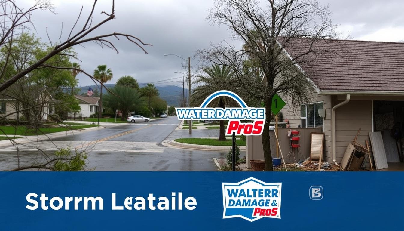 Storm Damage in Canyon Lake CA