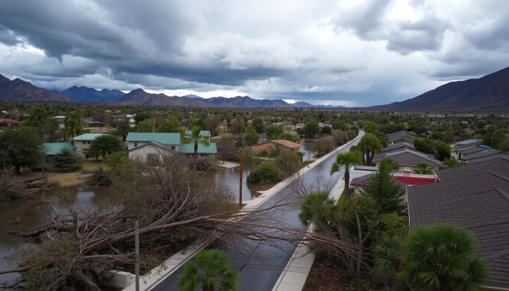 Storm damage Canyon Lake