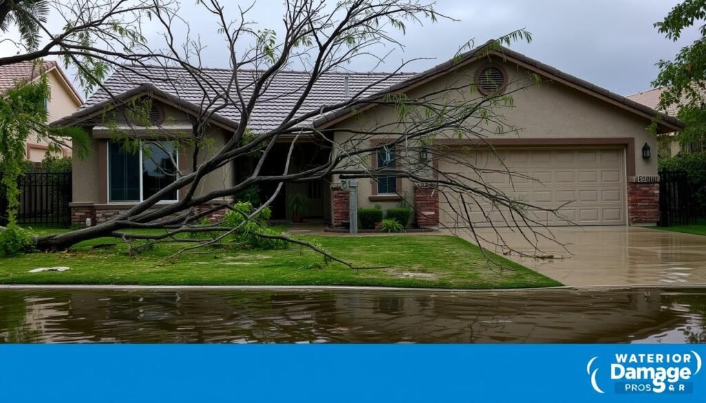 storm damage Corona