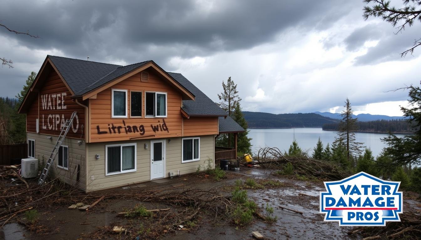 Big Bear Lake CA  Storm Damage