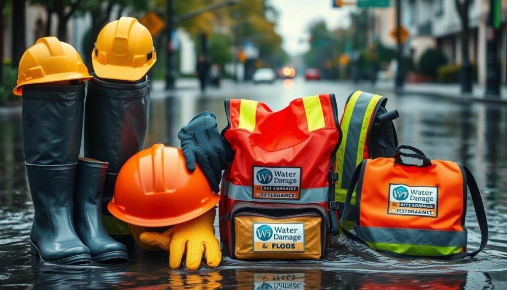 Emergency Flood Response Upland safety gear