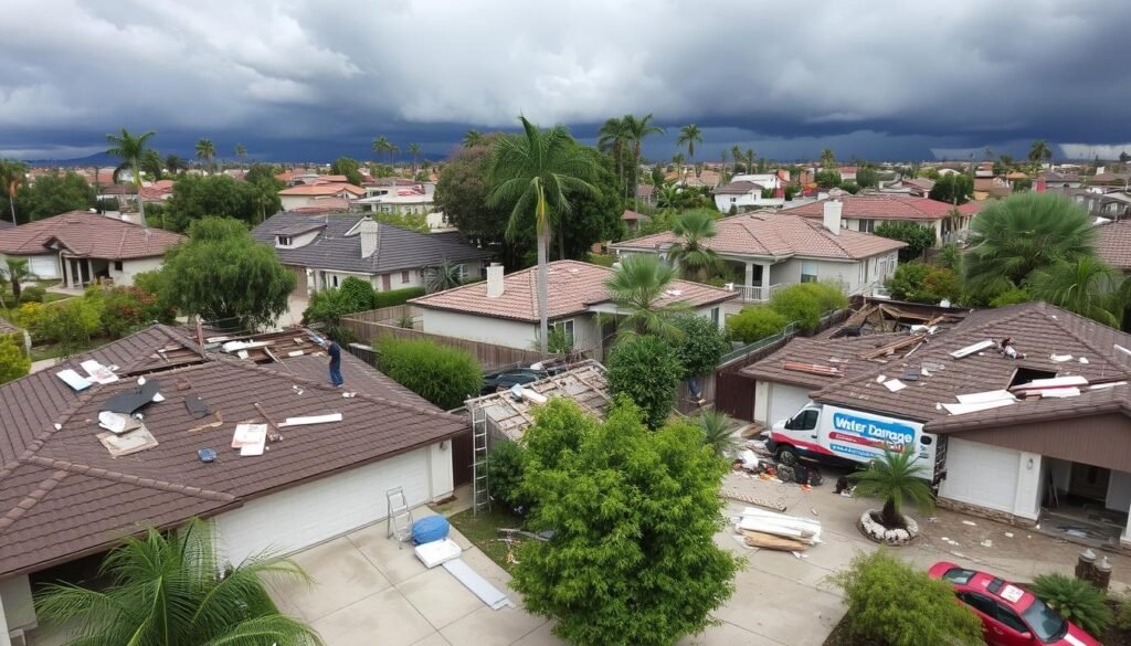 storm damage repair Corona