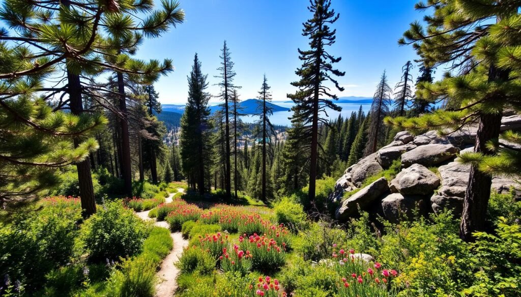 Hiking trails in Big Bear Lake
